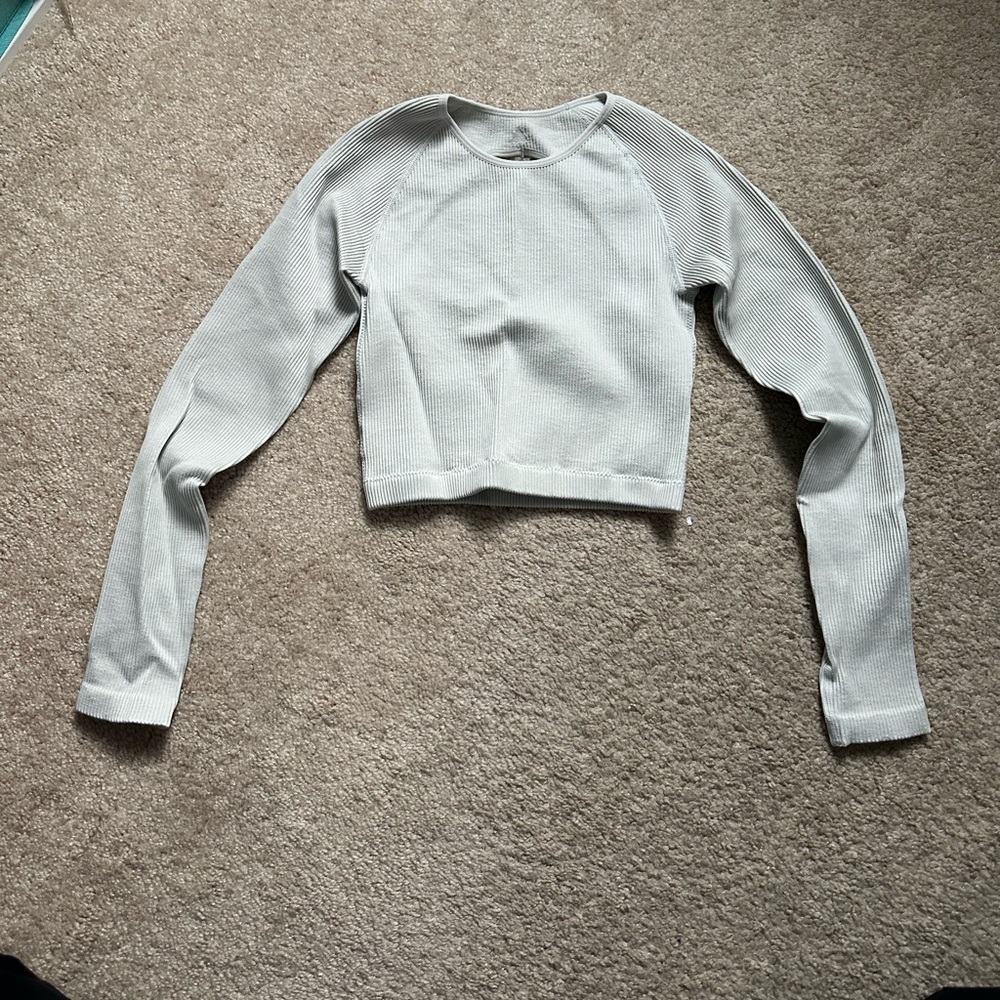 Shop Vitality Synergy Open Back Long Sleeve in Ash